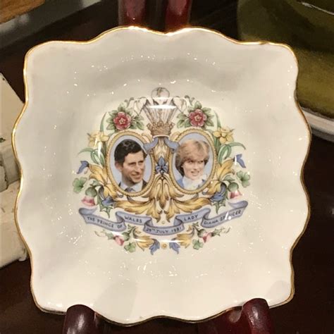 Rosina Fine China Co Other Vtg Prince Charles Diana Wedding Trinket