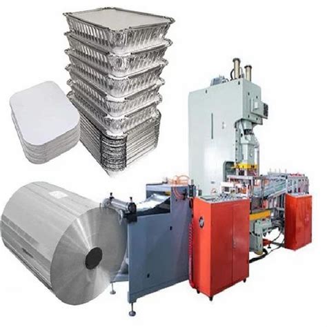 Aluminium Foil Container Making Machine Single Cavity Aluminium Foil