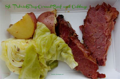 St Patrick`s Day Corned Beef And Cabbage Fantastic Food Recipes