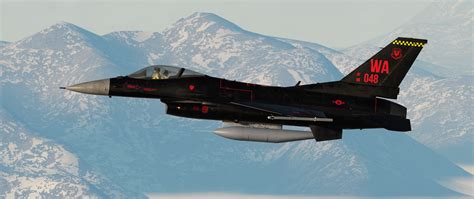 F16c Viper 64th Aggressor Squadron Agrs 57th Wg Red And Black