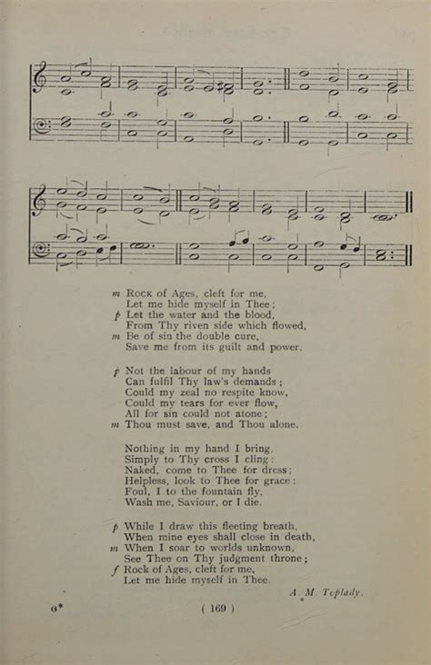 The Y M C A Hymnal Specially Compiled For The Use Of Men A Rock