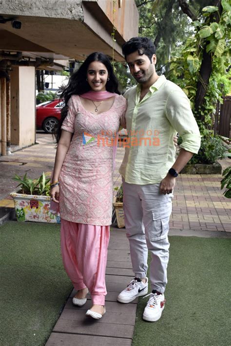 Photos Utkarsh Sharma and Simratt Kaur Randhawa snapped during Gadar 2 promotions (6) | Simratt ...