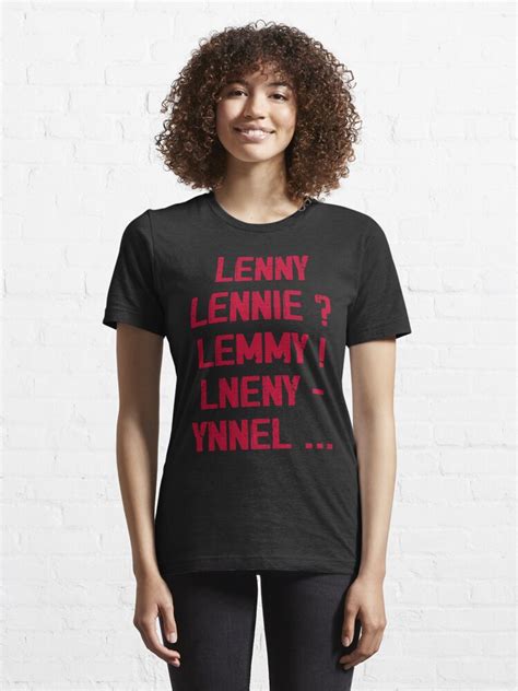 Lenny Lennie Lemmy Lneny Ynnel T Shirt For Sale By Graphifyart