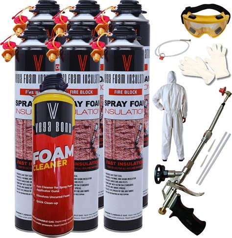 Vega Foam Fire Block Spray Foam Insulation Kit. Closed Cell Foam