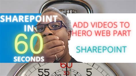 Sharepoint How To Add A Video To A Hero Web Part Youtube