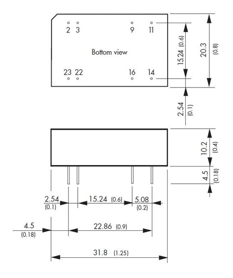 Ten N Traco Power Isolated Through Hole Dc Dc Converter Ite