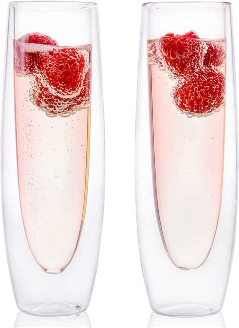 Eparé Stemless Champagne Flutes 2 Piece