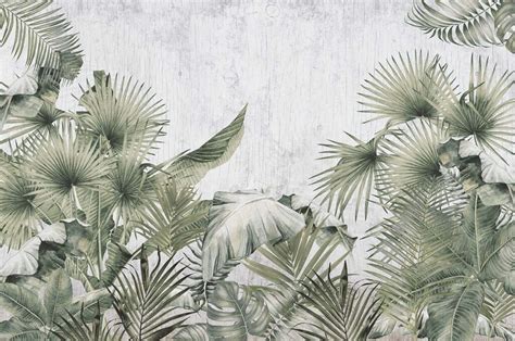 Vintage Palm Leaves Wallpaper for Walls - Magic Decor