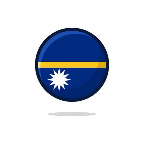 Nauru Flag Icon 7766568 Vector Art At Vecteezy