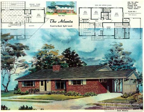 130 Vintage 50s House Plans Used To Build Millions Of Mid Century