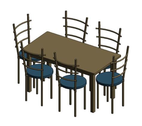 Dining Table Persons In Revit Library Revit Atelier Yuwa Ciao Jp