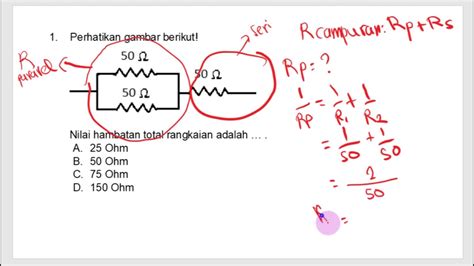 Tutorial Listrik Dinamis Menentukan Hambatan Pengganti Rangkaian Riset