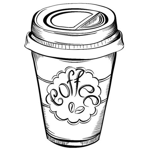 Coloriage Café dans Goblet dessin gratuit à imprimer