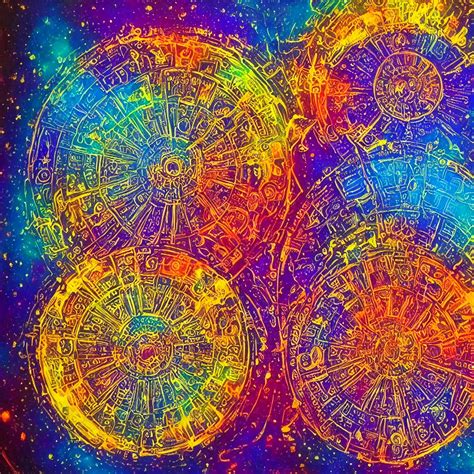 Great Wheel Cosmology Divine Realms Mandala Celestial Stable