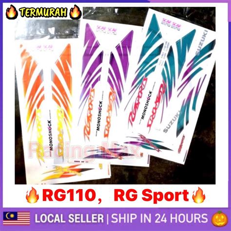 Suzuki Rgs Rg Sport Rg Rg Ru Body Sticker Stripe Strike