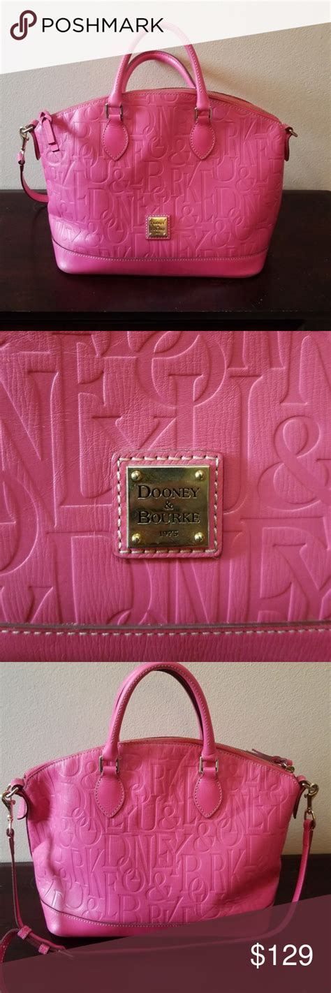 Dooney And Bourke Hot Pink Leather Satchel Dooney And Bourke Hot Pink Leather Satchel Purse Is In