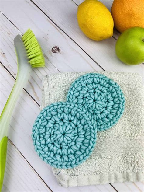 FREE Round Scrubby Crochet Pattern Scrubby Yarn Crochet Patterns