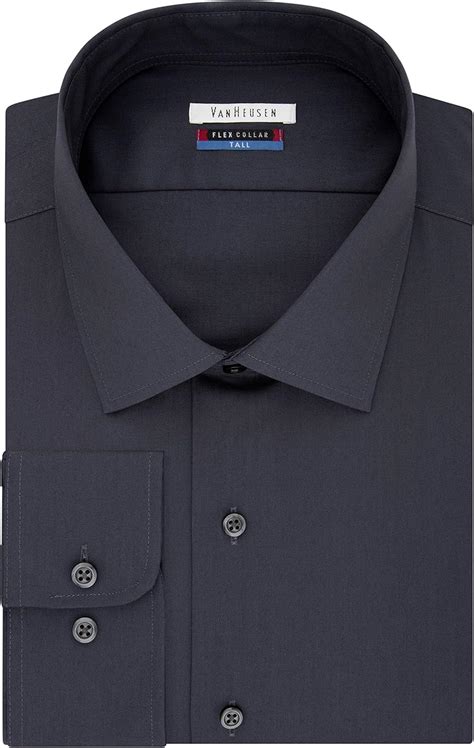 Van Heusen Mens Tall Fit Dress Shirts Flex Collar Solid Big And Tall At Amazon Mens Clothing