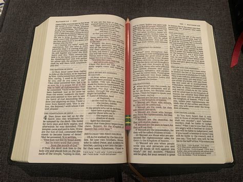 One gripe I have with Catholic bibles is they often don’t have Christ’s