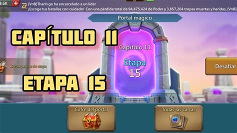 Portal Mágico CAPÍTULO 11 ETAPA 15 Lords Mobile YouTube