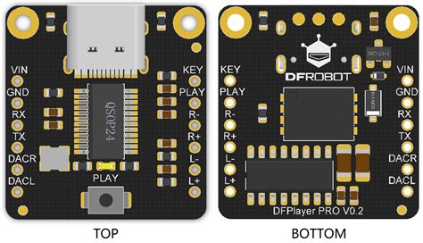 Fermion Dfplayer Pro A Mini Mp Player For Arduino Dfrobot