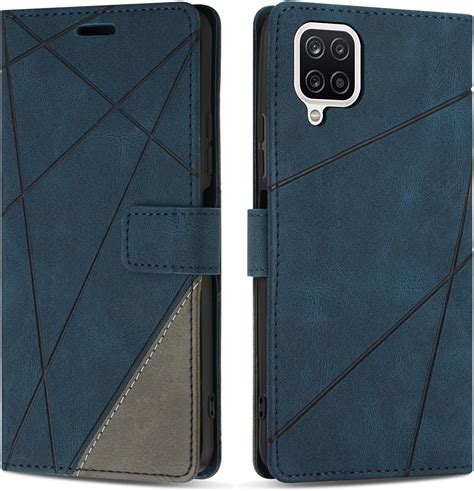 SONWO Case For Samsung Galaxy A12 Galaxy M12 Premium PU Leather Flip