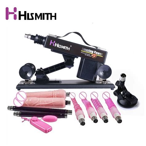 Hismith Automatic Retractable Sex Machine 10 Attachments Masturbation Pumping Gun Thrusting