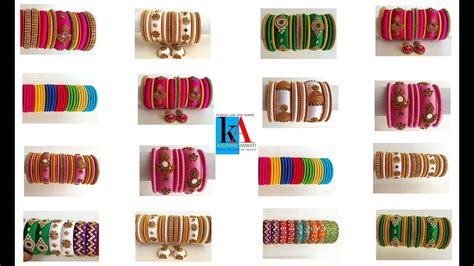 My Over All Silk Thread Bangles Collection Part Youtube