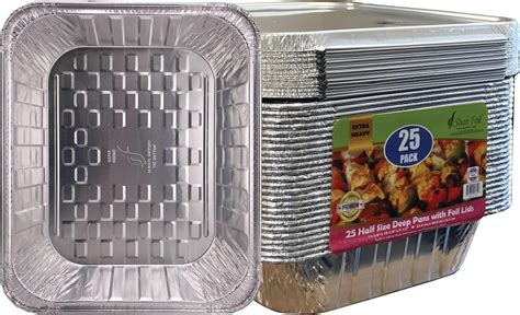 Large Full Size Aluminum Pans 21x13 Deep 3 Inches 10 Pack