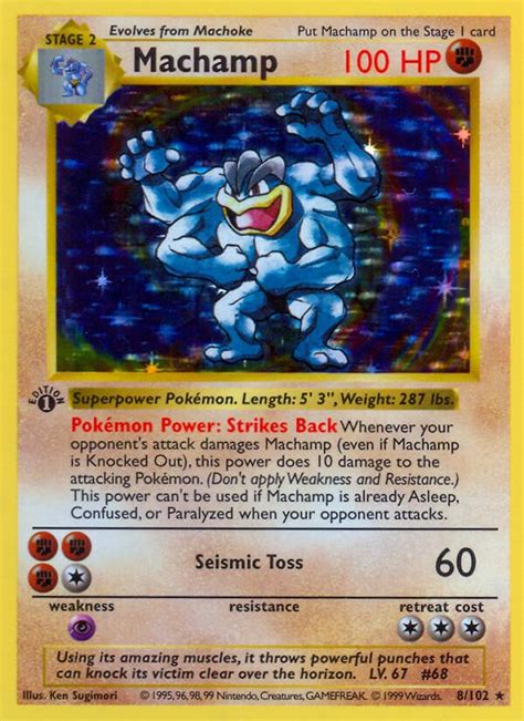 Check De Actuele Waarde Van Je Machamp 8 102 Kaart Uit De Base Set Set