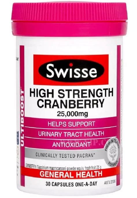 Swisse Swisse Ultiboost High Strength Cranberry 25000mg 30 Capsules