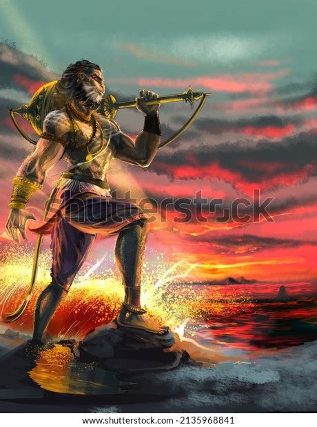 60 Ram Hanuman Painting Images, Stock Photos, 3D objects, & Vectors ...