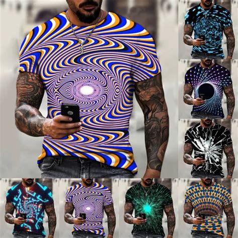 T SHIRT HOMME FEMME Imprim En 3D Cool Et La Mode Dans Un Style