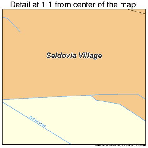 Seldovia Village Alaska Street Map 0268370