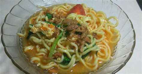 Resep Mie Kuah Bumbu Alami Pedas Oleh Rice Cooker Tv Cookpad