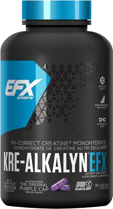 EFX Sports Kre Alkalyn PH Correct Creatine Monohydrate Multi