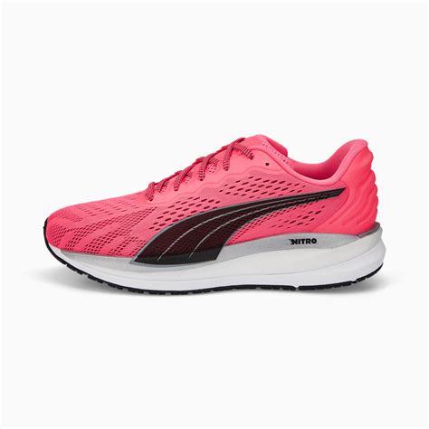 Magnify Nitro Surge Womens Running Shoes Sunset Glow Puma Black