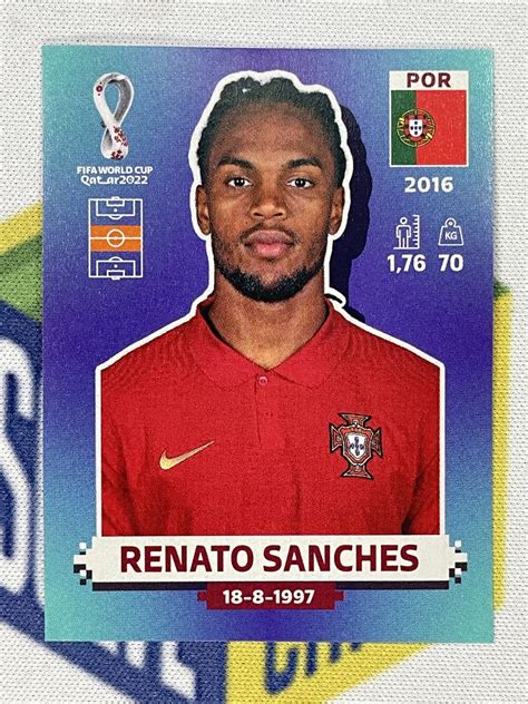 Por Renato Sanches Portugal Panini World Cup Sticker Solve