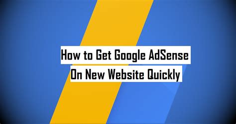 How To Get Fast Google Adsense Approval For Blogger Blogger Tutorial