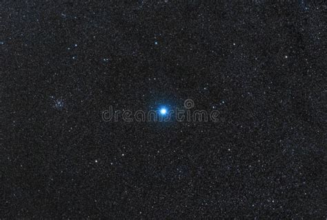 Sirius Brightest Star On Night Sky Sirius Star Stock Image Image Of