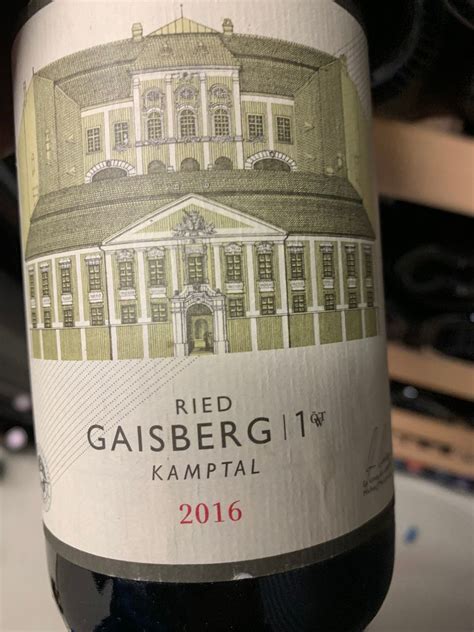 2016 Schloss Gobelsburg Riesling 1ÖTW Ried Gaisberg Austria