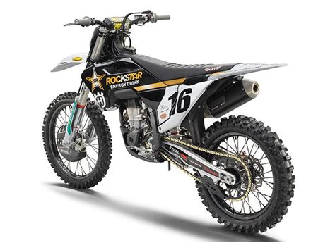 New 2022 Husqvarna FC 450 Rockstar Edition Black White Motorcycles