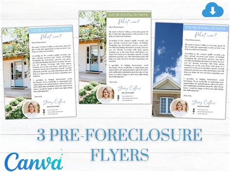 Pre Foreclosure Letter Template Real Estate Pre Closure Flyers