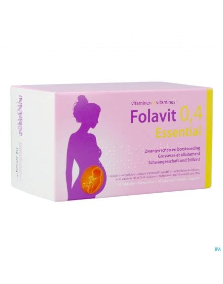 Folavit 0 4mg Essential Comp 90 Caps 90 Nf