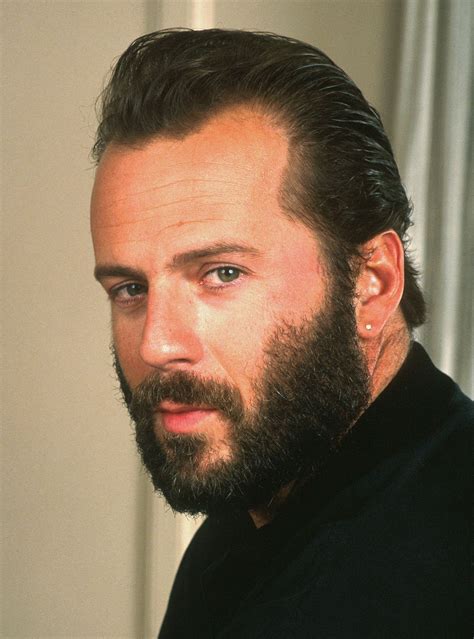 bruce willis, 1990 | Bruce willis, Beard and mustache styles, Willis