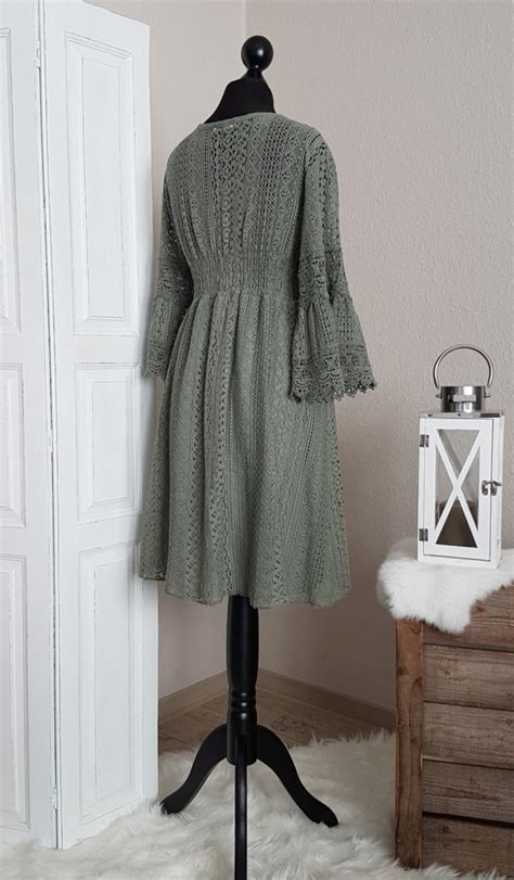 Traumhaftes Boho Kleid Im Empire Stil Khaki Passend F R Gr E