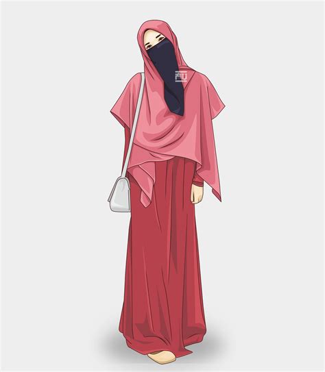 Populer Gambar Kartun Muslimah Full Body Cartonmuslim