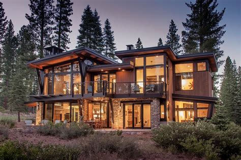 Small Modern Mountain House Plans Truckee Secluded Prefabricated ...