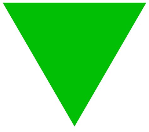 Upside Down Green Triangle Logo - LogoDix