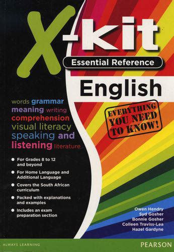 X Kit Essential Reference English 8 12 9781775783480 Caxton Books